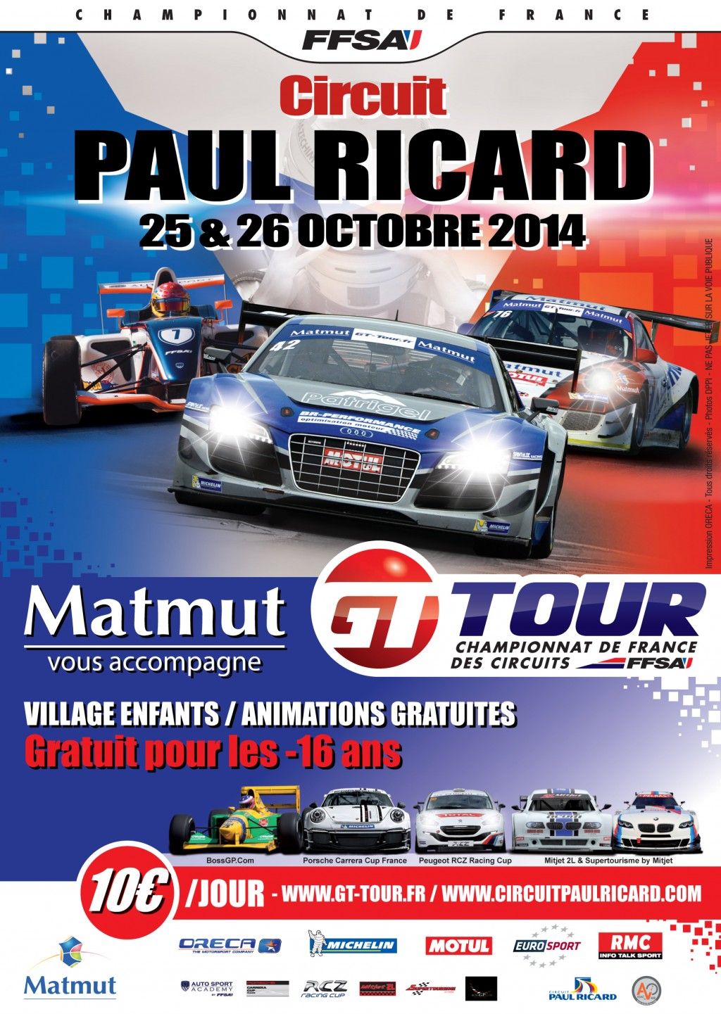 Finale du GT Tour au Circuit Paul Ricard