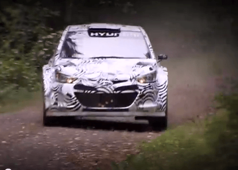 Premiers roulages Hyundai WRC