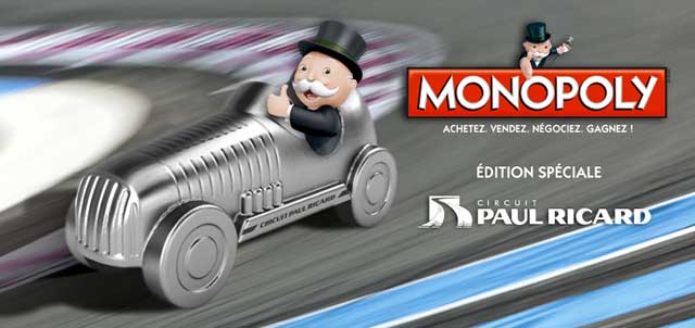 Idée cadeau : Monopoly Circuit Paul Ricard